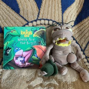 Bugs life book and flea stuffy